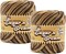 (Pack of 2) Lily Sugar'n Cream Yarn - Ombres Super Size-Earth Ombre